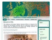 Tablet Screenshot of cenl.org